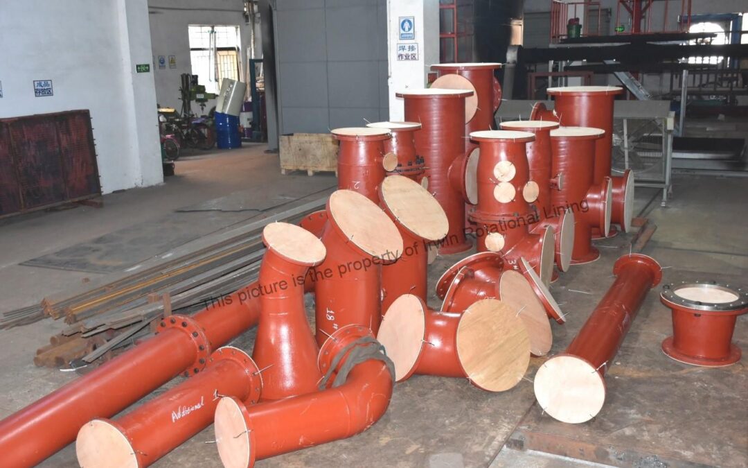 伊荣德滚塑管业（深圳）有限公司的聚乙烯衬里管生产能力成功满足蛇口友联船厂的需求